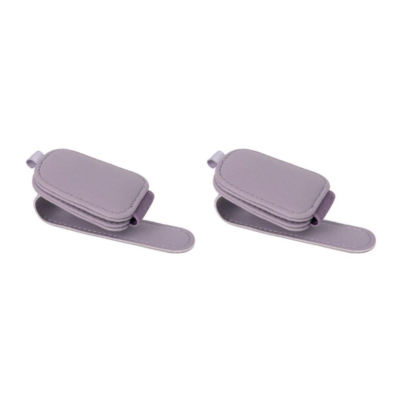 Soporte Magnético de Cuero para Gafas de Sol Yuoyar – Pack de 2 en Púrpura