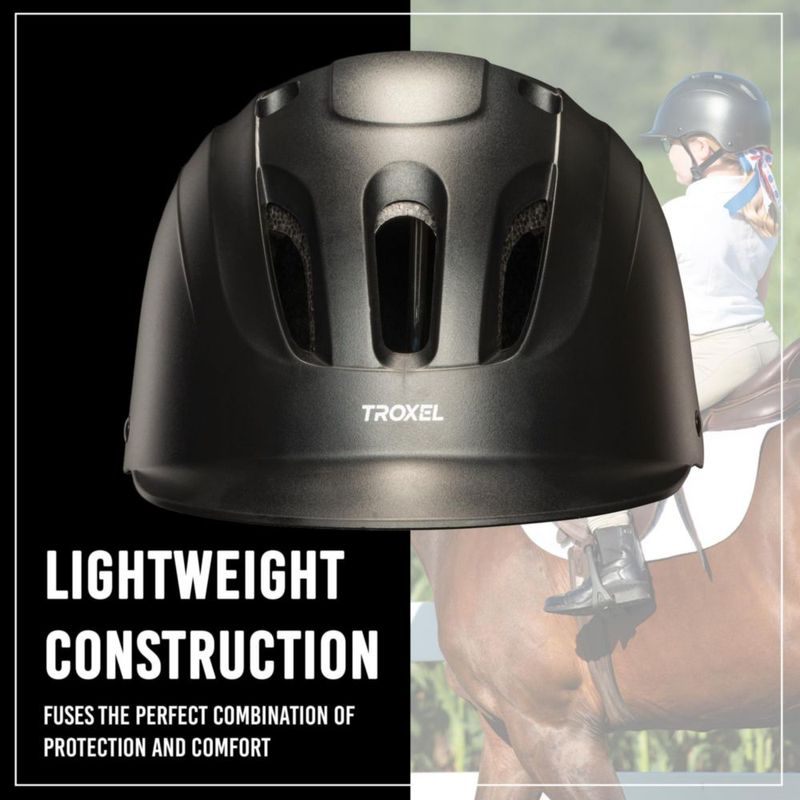 Casco de equitación Troxel Sport 2.0 Grande Negro