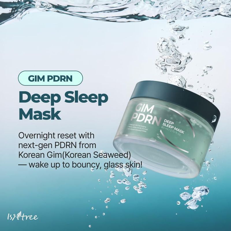 Mascarilla Nocturna IsNtree 80 ml Gel de Alga Marina Coreana con PDRN