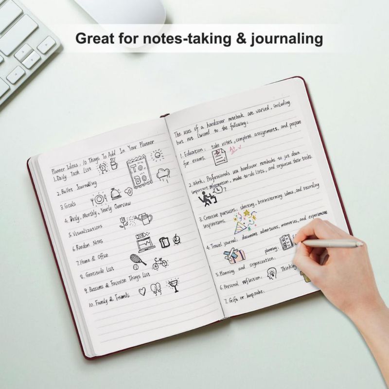 Cuaderno de notas Comix pack de 8 240 páginas 14 × 21 cm rayado
