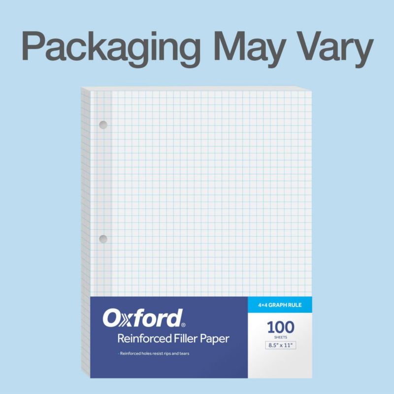 Papel cuadriculado Oxford 100 hojas 4x4