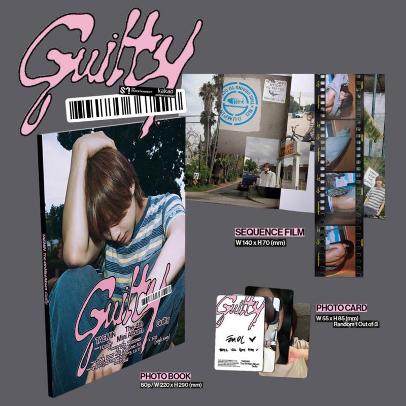 Mini Álbum SMEnt. TAEMIN [Guilty] (Versión Rizz)