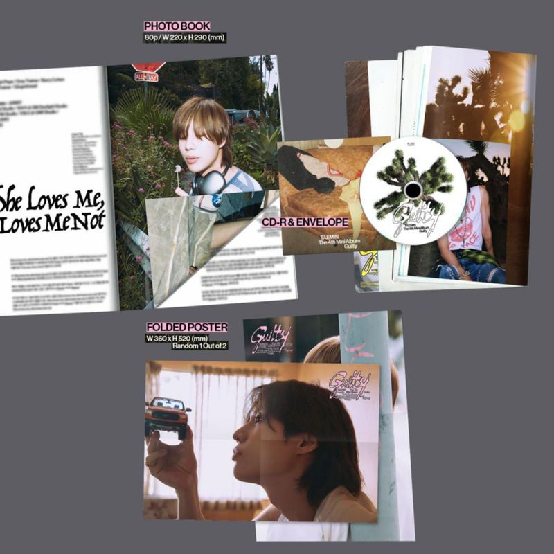 Mini Álbum SMEnt. TAEMIN [Guilty] (Versión Rizz)