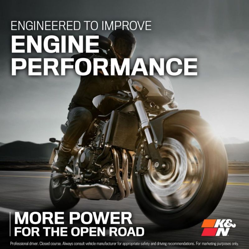 Filtro de aire del motor K&N TB-9016 de alto rendimiento