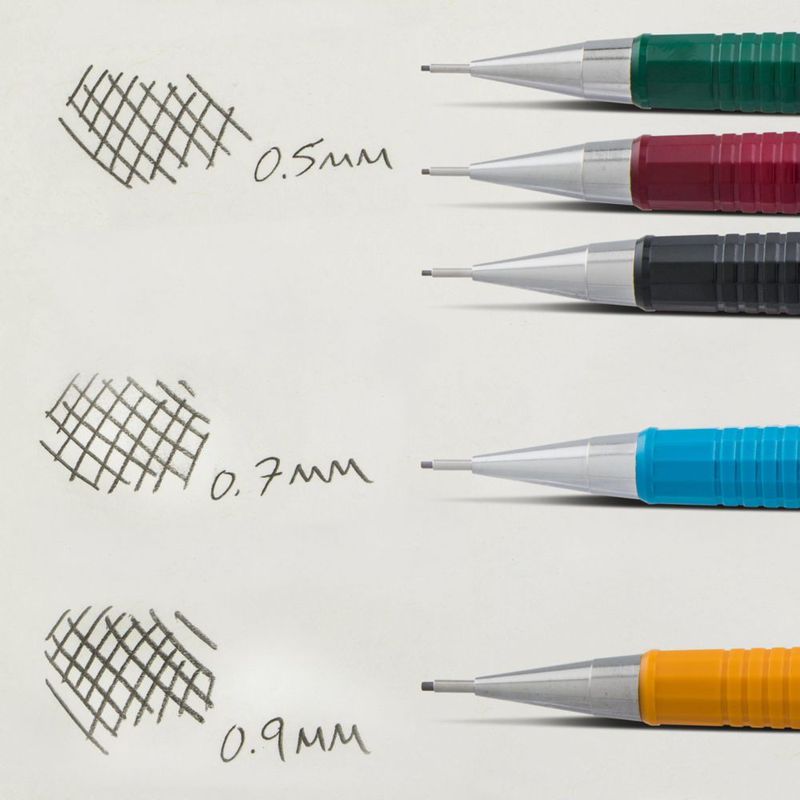 Portaminas Pentel 05 mm negro – paquete de 2