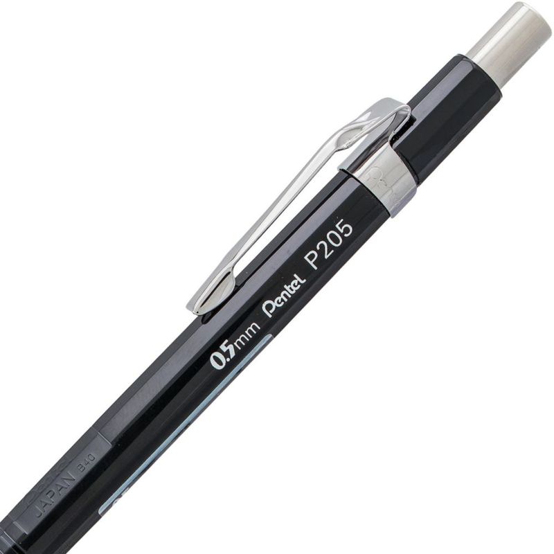 Portaminas Pentel 05 mm negro – paquete de 2
