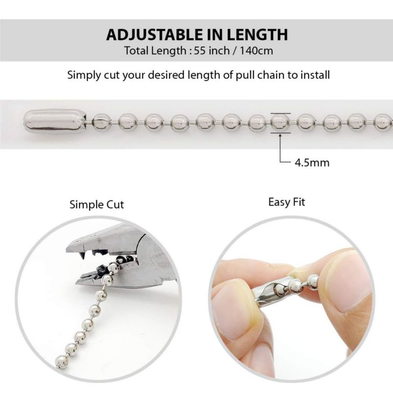 Ganchos para cortina de ducha SBC 70 cm 12 piezas de acero inoxidable