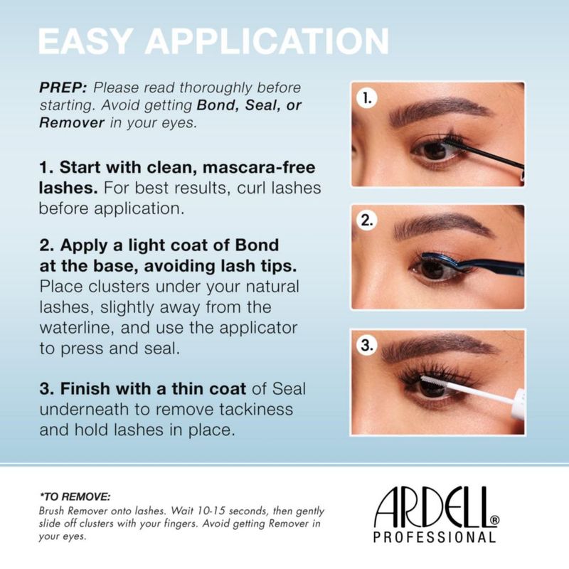 Pestañas postizas Ardell Seamless Underlash - Pack de 100