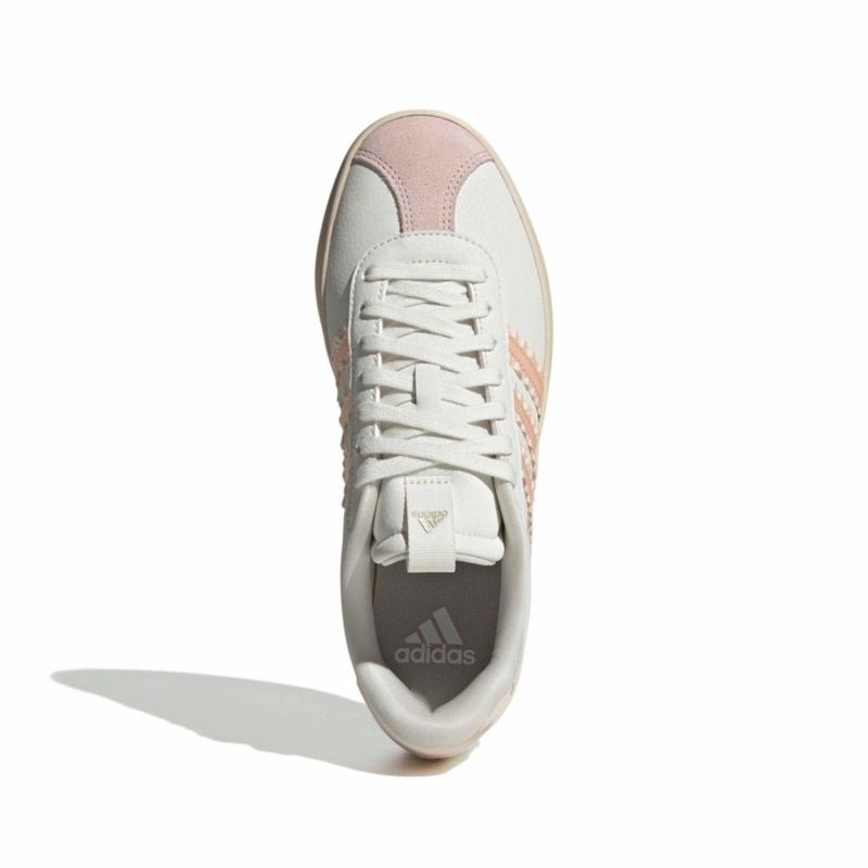 Zapatillas adidas Vl Court 3.0 blanco/rosa suave/metalizado cibernético 27 cm