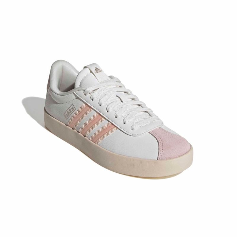 Zapatillas adidas Vl Court 3.0 blanco/rosa suave/metalizado cibernético 27 cm