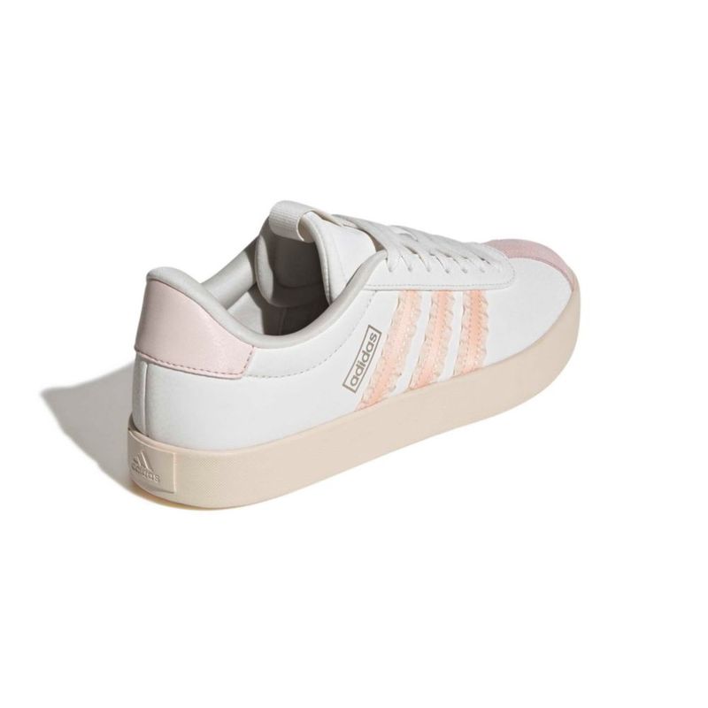 Zapatillas adidas Vl Court 3.0 blanco/rosa suave/metalizado cibernético 27 cm