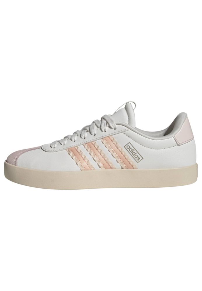 Zapatillas adidas Vl Court 3.0 blanco/rosa suave/metalizado cibernético 27 cm
