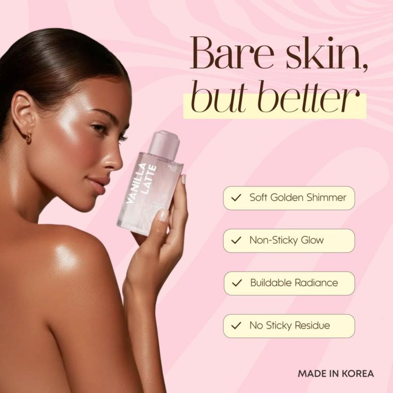 Aceite Corporal Hello You 100 ml Brillo Vainilla Latte
