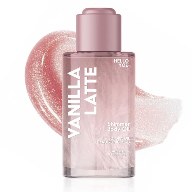 Aceite Corporal Hello You 100 ml Brillo Vainilla Latte