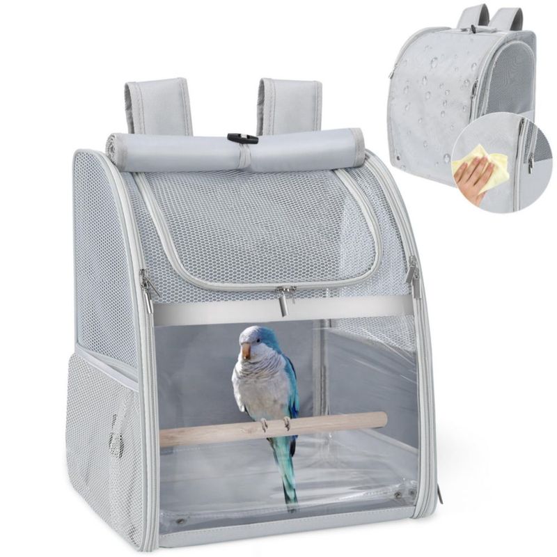Mochila transportadora para aves Sanmoncare repelente al agua y ligera