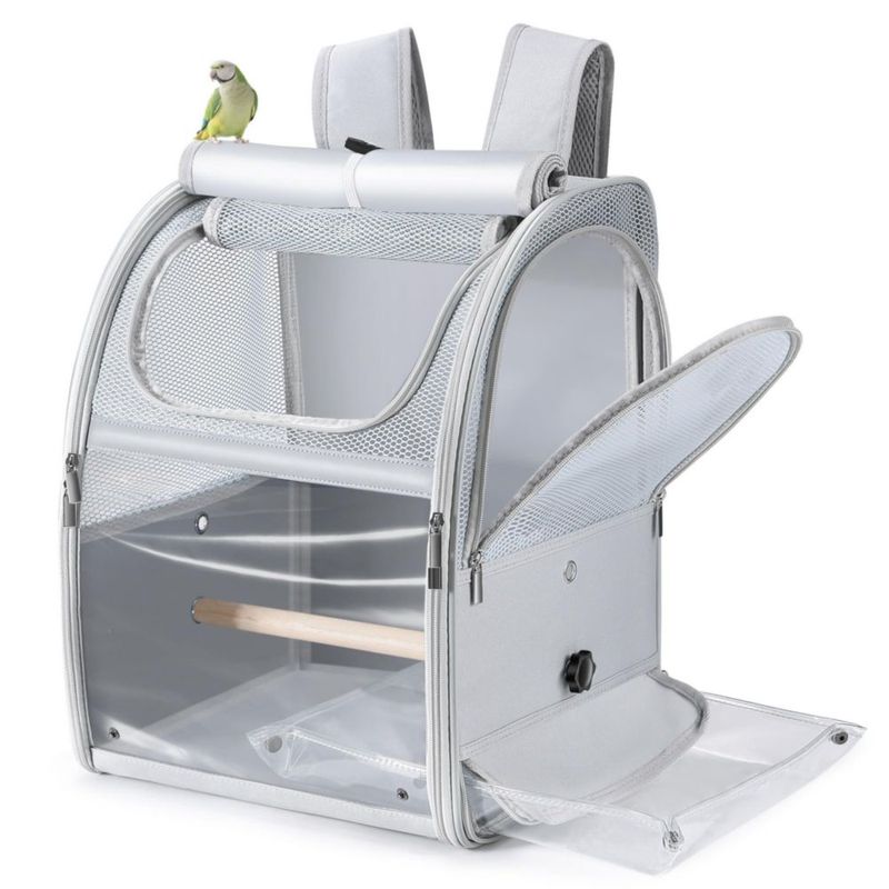Mochila transportadora para aves Sanmoncare repelente al agua y ligera