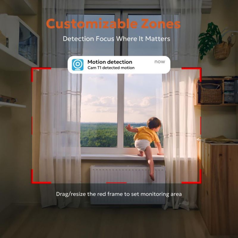 Cámara de seguridad Owltron 2K WiFi interior 24/7