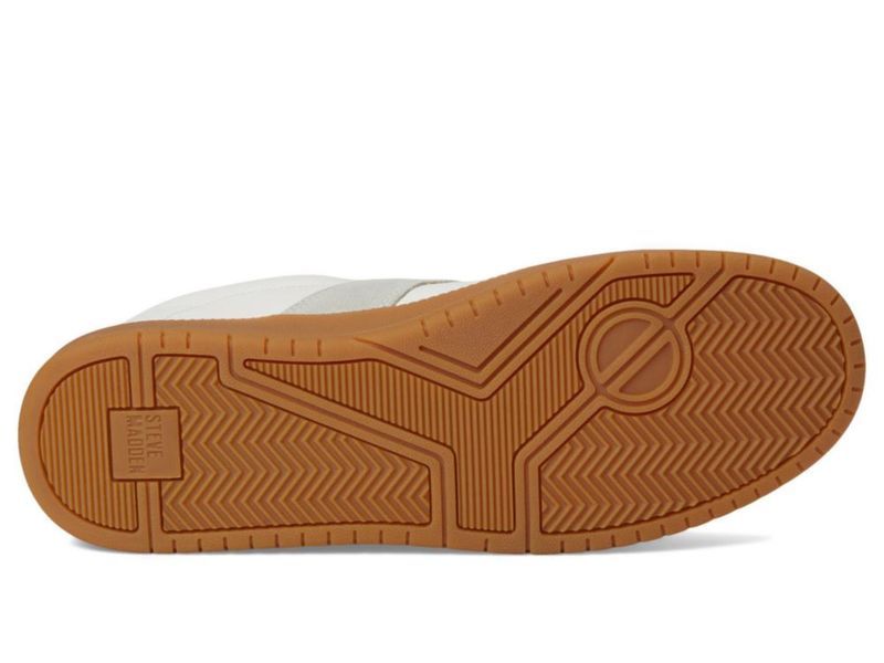 Zapatillas Steve Madden Dixon de cuero blanco para hombre talla 10