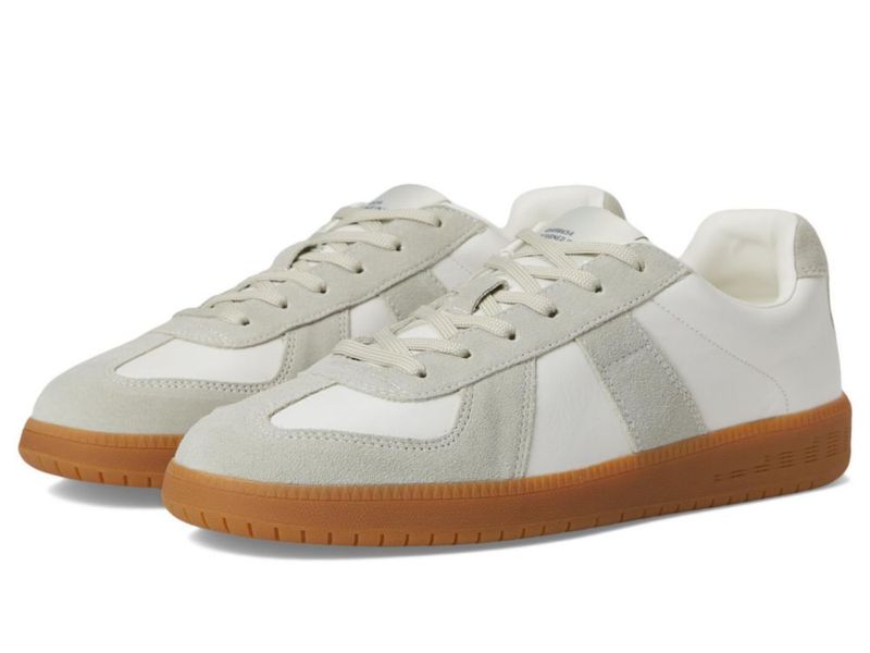 Zapatillas Steve Madden Dixon de cuero blanco para hombre talla 10
