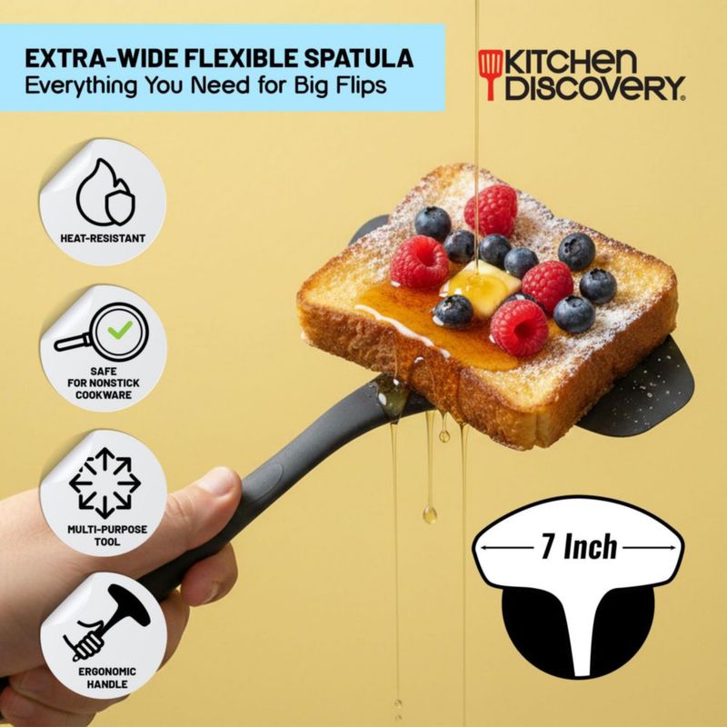Espátula de Cocina Kitchen Discovery 18 cm de Nylon