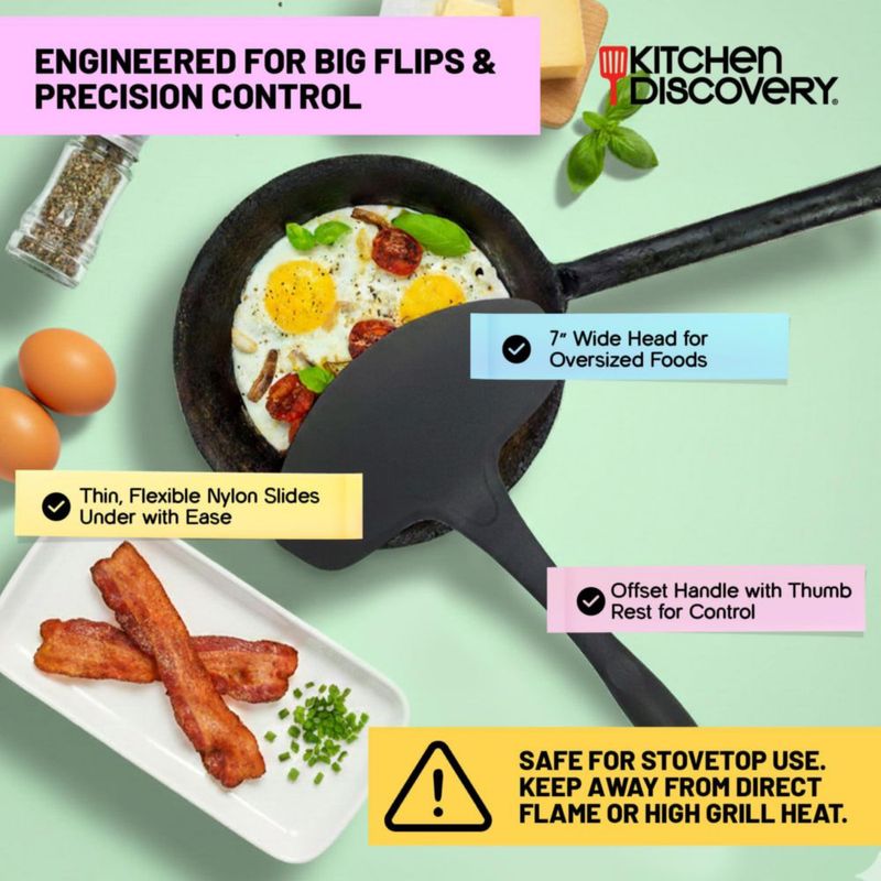 Espátula de Cocina Kitchen Discovery 18 cm de Nylon
