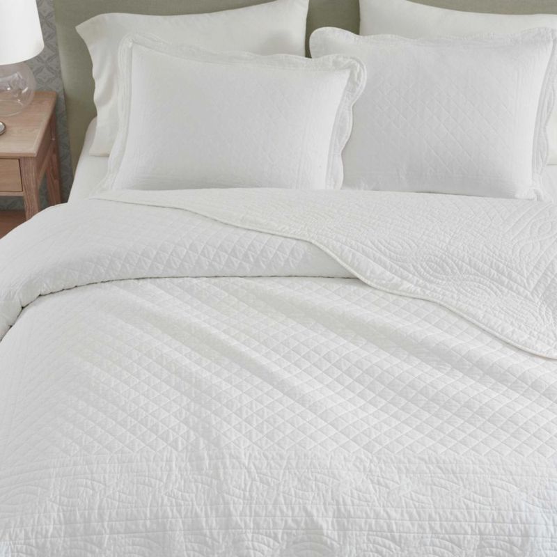 Juego de colcha Queen Martha Stewart 230×230 cm con 2 fundas decorativas