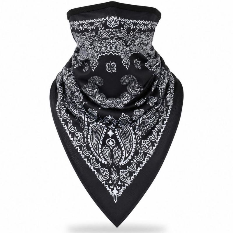 Balaclava RIDEIWAKE de seda hielo triangular