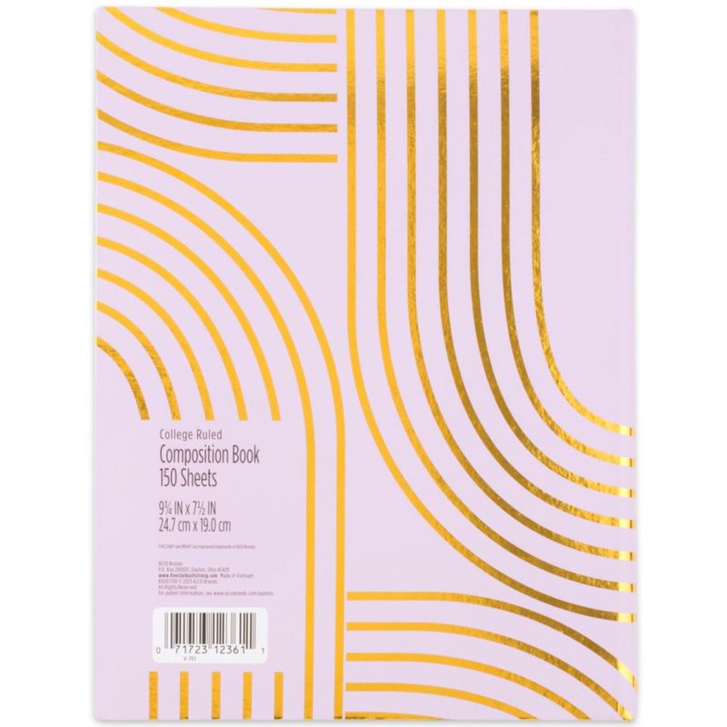 Cuaderno de composición Five Star 19 cm x 25 cm - 80 hojas