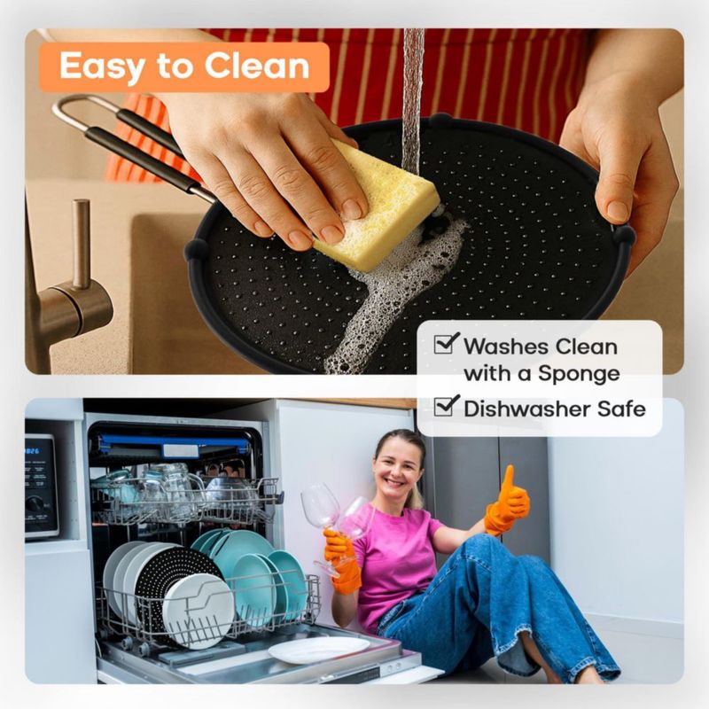 Protector anti salpicaduras Beckon Ware 28 cm de silicona
