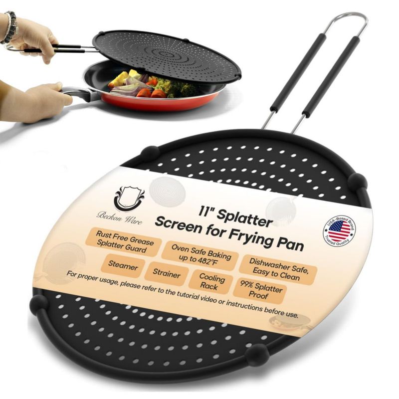 Protector anti salpicaduras Beckon Ware 28 cm de silicona