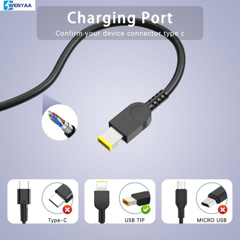 Cargador de portátil WENYAA 230W 100-240V Lenovo