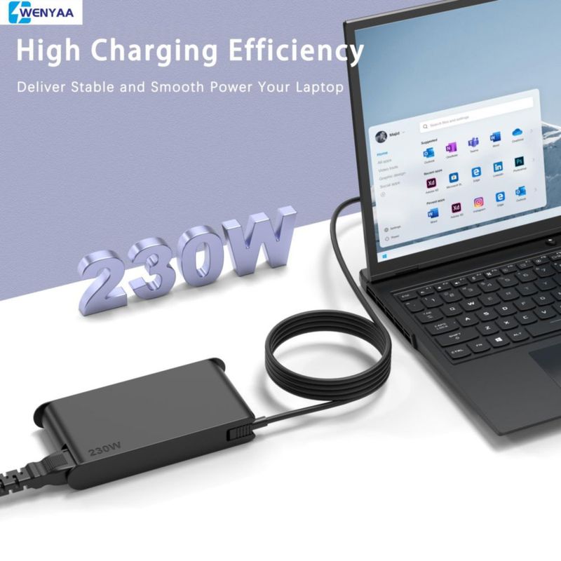 Cargador de portátil WENYAA 230W 100-240V Lenovo