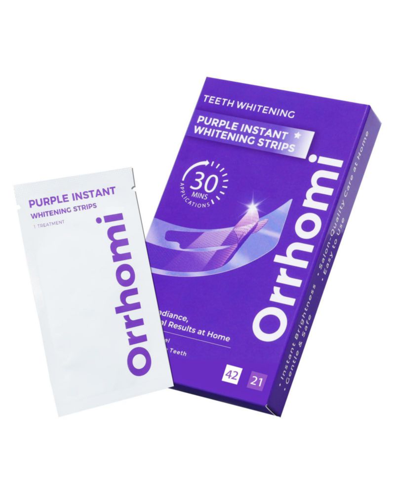 Blanqueamiento Dental Orrhomi 21 Tratamientos Púrpura para Dientes Sensibles