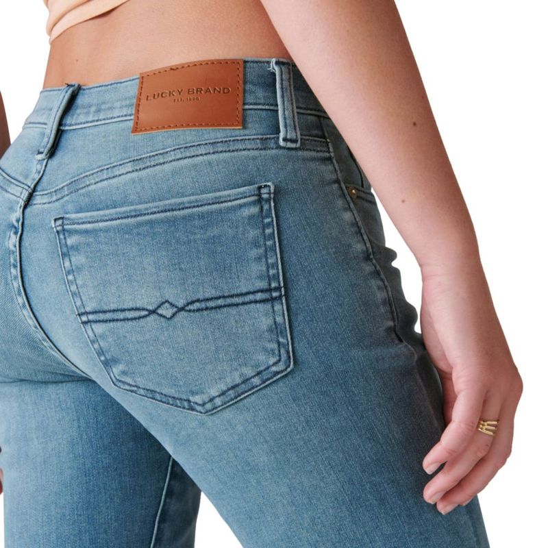 Lucky Brand mujer Jeans Sweet de cintura media y pierna recta color Glass Mount 32W x 30L EE. UU.