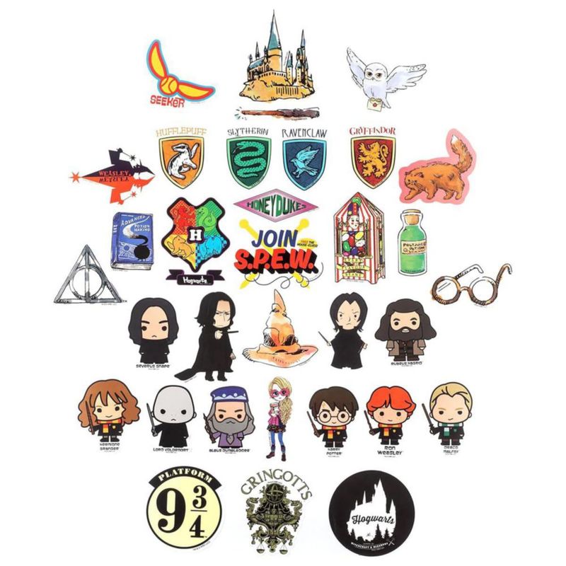 Pack de 60 calcomanías CON*QUEST de Harry Potter