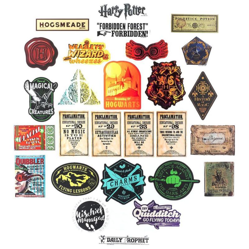 Pack de 60 calcomanías CON*QUEST de Harry Potter