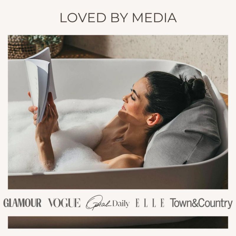 Almohada de Baño BADESOFA Verde 61 cm x 51 cm de Secado Rápido