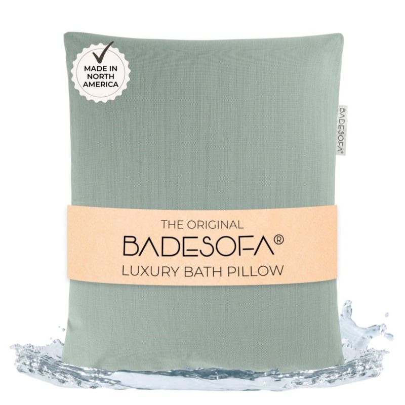 Almohada de Baño BADESOFA Verde 61 cm x 51 cm de Secado Rápido