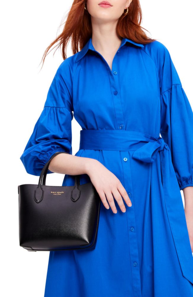 Bolso Kate Spade New York mediano negro Saffiano