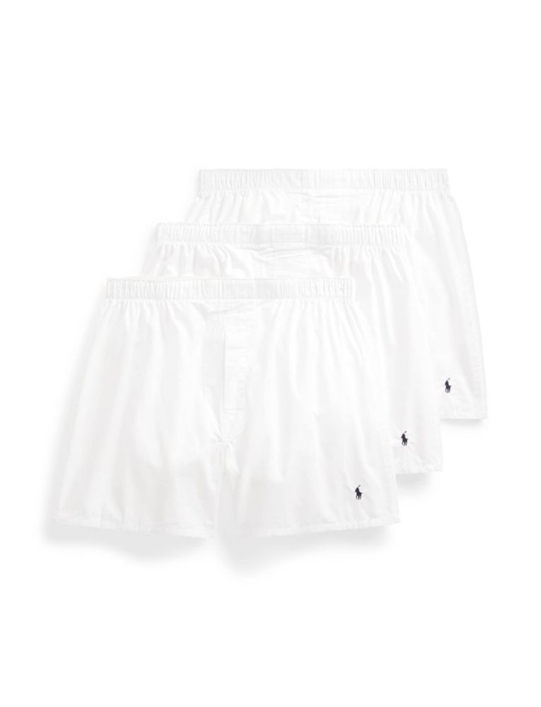 Boxer POLO RALPH LAUREN talla XL pack de 3 blanco y azul marino