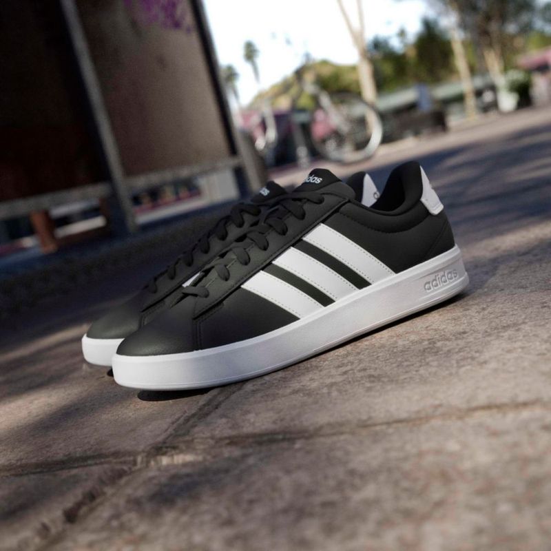Zapatillas adidas Grand Court 3.0 Negro/Blanco talla 10