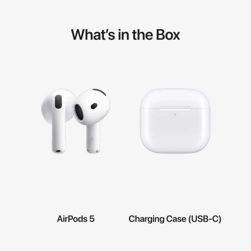 Auriculares Apple AirPods 5 inalámbricos