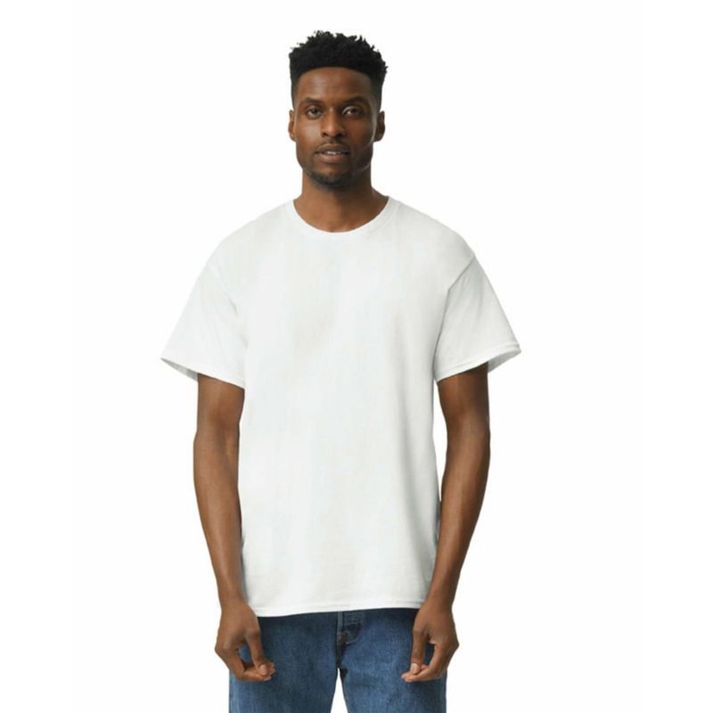 Juego de 3 camisetas Gildan G2000 blancas talla 5XL