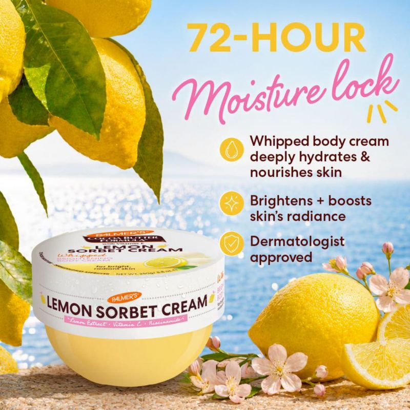 Crema Corporal Palmer's 250 g Sorbete de Limón