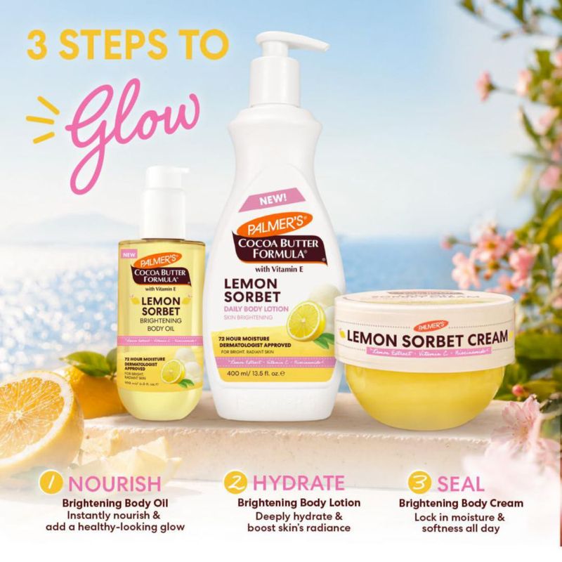 Crema Corporal Palmer's 250 g Sorbete de Limón