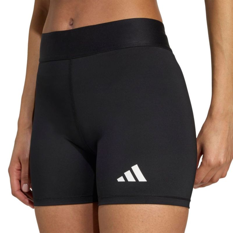 Pantalones cortos adidas Techfit de voleibol para mujer negros 13 cm
