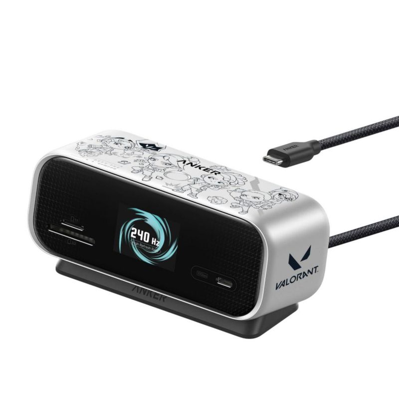 Hub USB‑C Anker VALORANT 10‑en‑1 con Pantalla Inteligente
