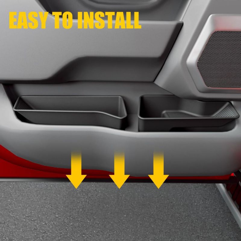 Bandeja de puerta Maxzina 8 piezas para Ford F150 2021‑2026