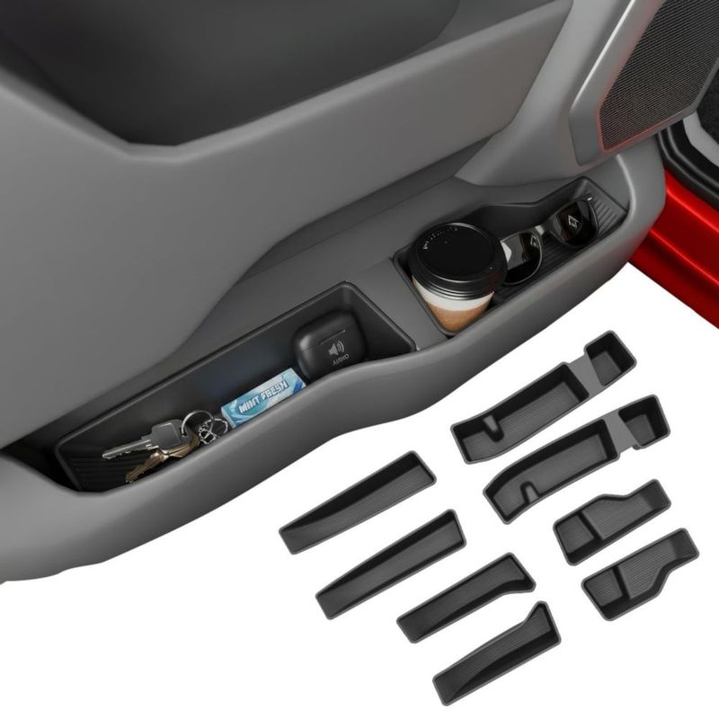 Bandeja de puerta Maxzina 8 piezas para Ford F150 2021‑2026