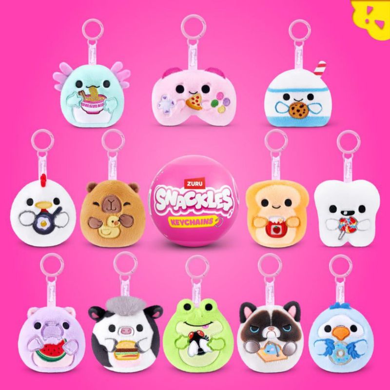 Llavero Snackles 8 cm Pack de 2 unidades – ZURU